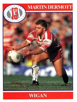 1991 Merlin Rugby League #129 Martin Dermott Front